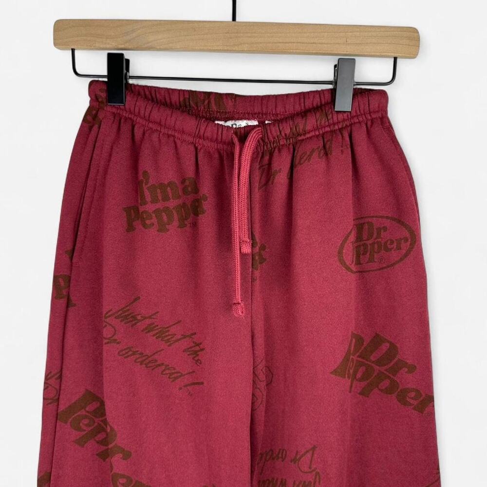 Dr pepper all over print wide leg sweatpants
